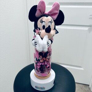 Minnie Mouse Pink Tumbler with Plush Top
